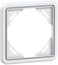 PCE Abdeckrahmen, 1-fach, 105x105 mm, verkehrsweiß (9021)