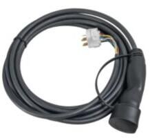 Hager XVS201 Ersatzkabel für E-Ladestation witty, 6,50m Länge, schwarz