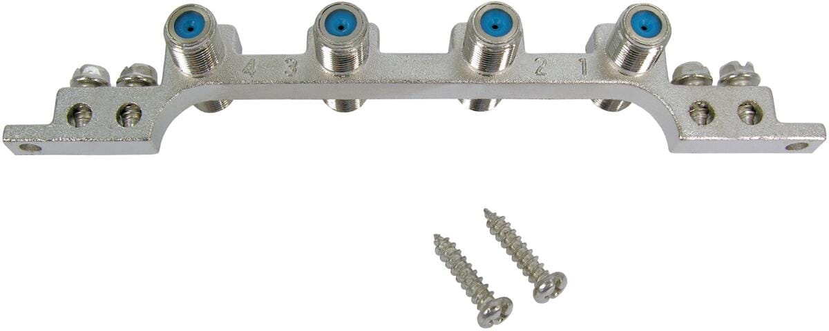 Televes ERD4N Erdungsblock für 4 HF-Kabel (401111)