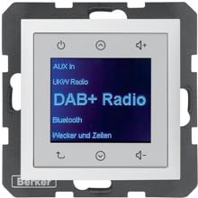 Berker 30849909 Radio Touch UP DAB+ BT S.1/B.x, Polarweiß Matt