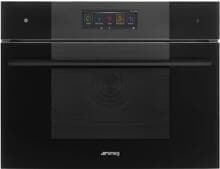 Smeg SO4106WAPB3 Einbaubackofen mit Mikrowellenfunktion, 59,7 cm breit, 40 L, Timer, LED Beleuchtung, 26 Garfunktionen, schwarz
