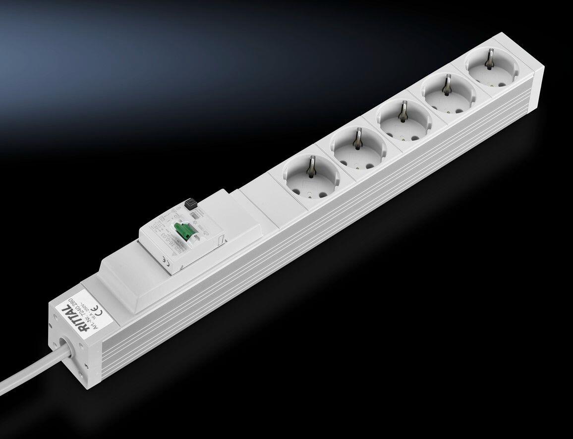 Rittal DK 7240 280 Steckdosenleiste, 5-Fach (7240280)