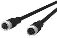 METZ CONNECT M12 Sensor-/Aktorleitung, A-kodiert, 10,0 m, M12 Buchse gerade - M12 Buchse gerade, ungeschirmt, 4-polig, PUR ( 142MCA22100 )