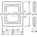 Busch-Jaeger 1725-884K Abdeckrahmen, future linear, 5-fach Rahmen, studioweiß matt (2CKA001754A4418)