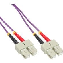 InLine® LWL Duplex Kabel, SC/SC, 50/125µm, OM4, 7,5m (83575P)
