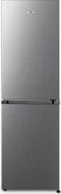 Gorenje NRK418DCS4 Stand Kühl-Gefrierkombination, 55 cm breit, 256 L, EggTray, LED Beleuchtung, EcoMode, grau