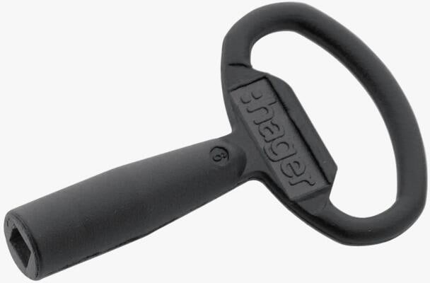 Hager MES-S4K6 Schlüssel zu Dorn 4-kant, 6mm