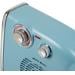 Eurom B-4 1800 Blue Retro-Heizung, 1800W, Thermostat, Überhitzungsschutz, blau (352153)