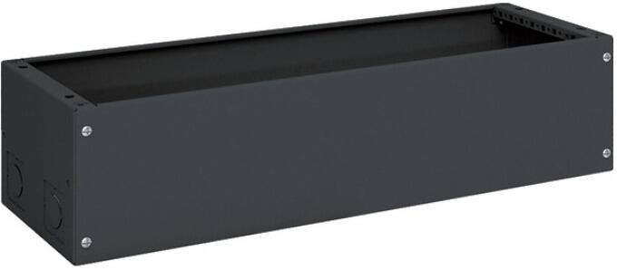 Hager FZ643A, Sockel für FR & FS Schrank, universal, 20x80x27,5cm, tiefschwarz