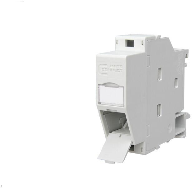 METZ CONNECT Keystone REGplus IP20 Anschlusseinheit, unbestückt, lichtgrau (1309428103-E)