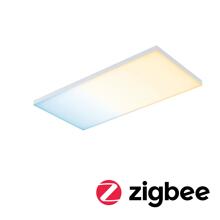 Paulmann LED Panel Smart Home Zigbee 3.0 Velora eckig 595x295mm 15,5W 1600lm Tunable White, dimmbar, weiß matt (79827)