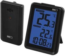 EMOS E8636 Thermometer, digital, drathlos, 50m Reichweite, schwarz (2603119003)