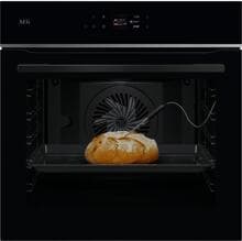 AEG TE7PB621AB A++ Einbaubackofen, 60 cm breit, 71L, Pyrolyse, WLAN-fähig, Grillfunktion, Kindersicherung,Full Touch-Display, schwarz