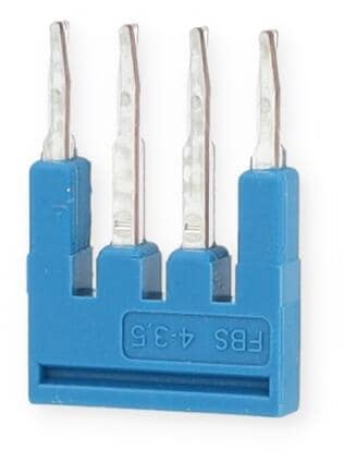 Phoenix Contact FBS 4-3,5 BU Steckbrücke, 4-polig, 17,5A, blau (3213109)