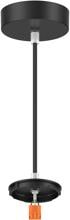 EVN TRACK A Seilabhängung mit Baldachin für CA350925, Kabellänge:150cm, schwarz (CAPE3509)