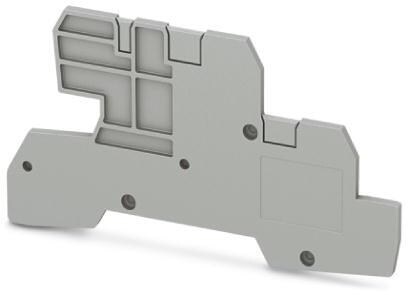 Phoenix Contact D-UTI 6/3 1025464 Abschlussdeckel, Tiefe: 50,7 mm, Breite: 2,2 mm, Höhe: 95 mm, grau (1025464)