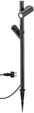 SLV HELIA SLIM POLE DOUBLE, 12W, 1000lm, 2200K, schwarz (1011033)