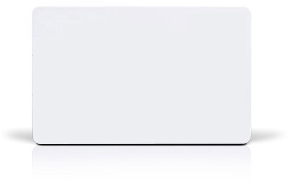 Hanwha Vision 8K-SEOS-Speicherkarte, 13,56 MHz, H10301, 26-Bit, mit Optionen für rollierende oder feste Kartenseriennummern, weiß (5006PGGAN7)