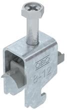 OBO Bettermann BS-N1-K-12 FT Bügelschelle 2056 N-Fuß, 1-fach, 8-12mm, tauchfeuerverzinkt (1187202)