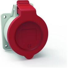 Bals Anbausteckdose INNOLINQ, 32A, 5p, 400V, 6h, IP54, gerade, rot (1320021)