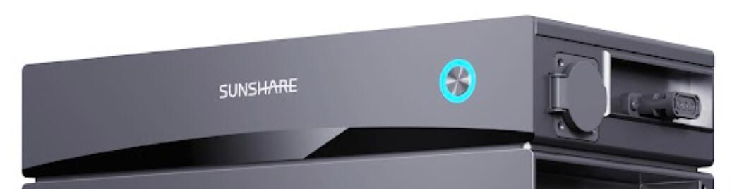 Sunshare Glory-WR800 BMS für Balkonkraftwerk Dual 1200W MPPTs (2400 W Solarinput), Ausgangsleistung maximal 1200W (SR-C1K2EU)