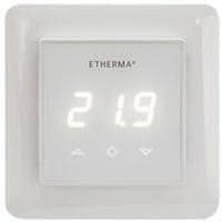 Etherma eTouch-basic-w Thermostat mit Touchpad, Unterputz, 16A, 5-40°C, weiß (39856)