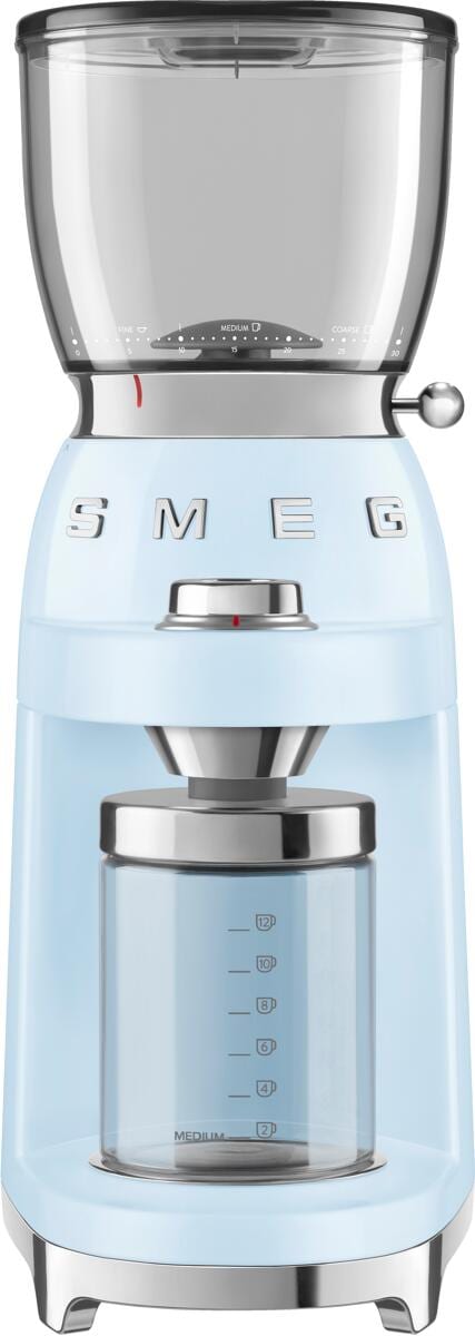 Smeg CGF11PBEU 50"s Style Kaffeemühle, 150W, pastellblau