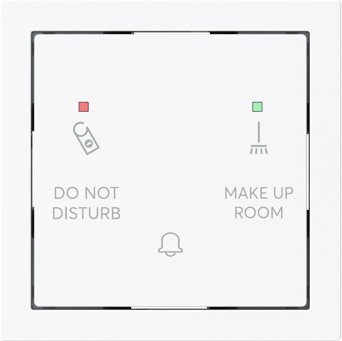 Busch-Jaeger 2059 UC-44M Klingeltaster-Einsatz, Busch-art linear, 3-fach, DND/MUR, studioweiß matt (2CKA001751A3322)