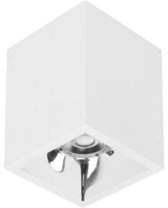 Brumberg APOLLO MINI LED-Anbaudownlight, 3000 K, 1408 lm, 10,5 W, 55°, Reflektor silber/hochglänzend, schaltbar, quadratisch, weiß (42642173)