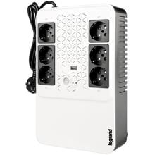 Legrand 310082 KEOR Multiplug USV-Anlage 800VA (480W), Line Interactive, Überbr. Zeit 5min, 6 x Schuko