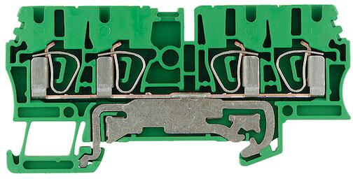 Weidmüller ZPE 2.5/4AN Schutzleiterklemme, grün/gelb (1608660000