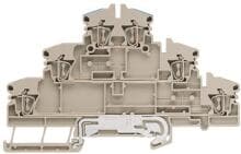 Weidmüller ZDLD 2.5-2N/PE/L/N Reihenklemme, beige (1131760000)