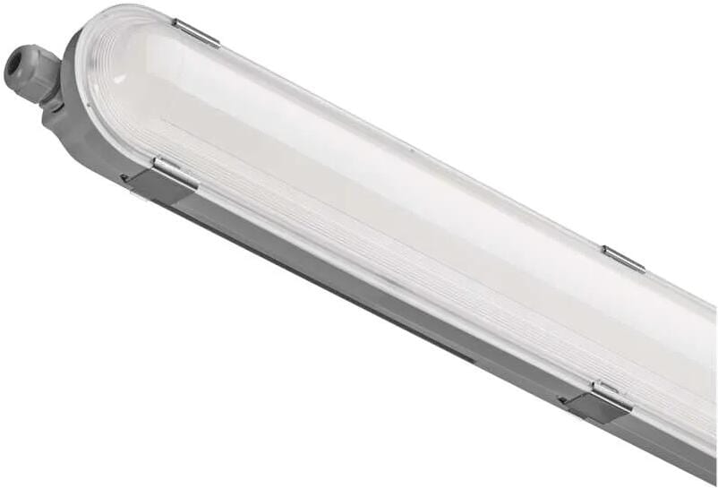 EMOS MISTY ZT1040 LED Feuchtraumleuchte, 18W, 2700lm, neutralweiß, IP66, CCT, grau (1546138800)