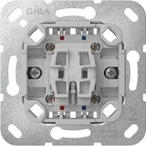 Gira 310200 Wippschalter-Einsatz Ausschalter mit Befestigungskrallen, 2polig, 10 AX, 250 V