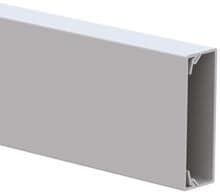 GGK 11530 Leitungsführungskanal Mini 15x50L-9010, PVC, mit Bodenlochung, alpinweiß