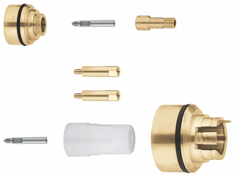 GROHE Verlängerungsset, 27,5 mm, für Rapido T, für die Anwendung Wannen- und Brause-Thermostat mit 2-Wege-Umstellung (47781000)
