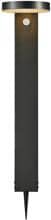 Nordlux Rica Round Solar Pollerleuchte, LED-Module, IP44, 400lm, 4,5W, Höhe 600mm, Schirmdurchmesser 150mm, schwarz (2118158003)