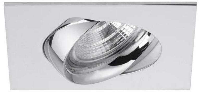 Brumberg INDIWO83 LED-Einbaustrahler IP44 dreh- und schwenkbar, 6W, 510lm, 3000K, chrom (12287023)