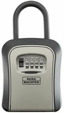 Burg Wächter KEY SAFE 50 SB Schlüsseltresor für Schlüssel bis 8cm Länge, 0,76L, mit Befestigungsbügel, Zinkdruckguss (39900)