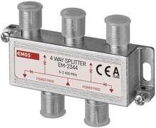 EMOS J0104 Splitter EM2344, 4 Ausgänge (2504700110)
