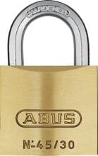 ABUS 45/30 Lock-Tag Vorhängeschloss, Messing (80611)