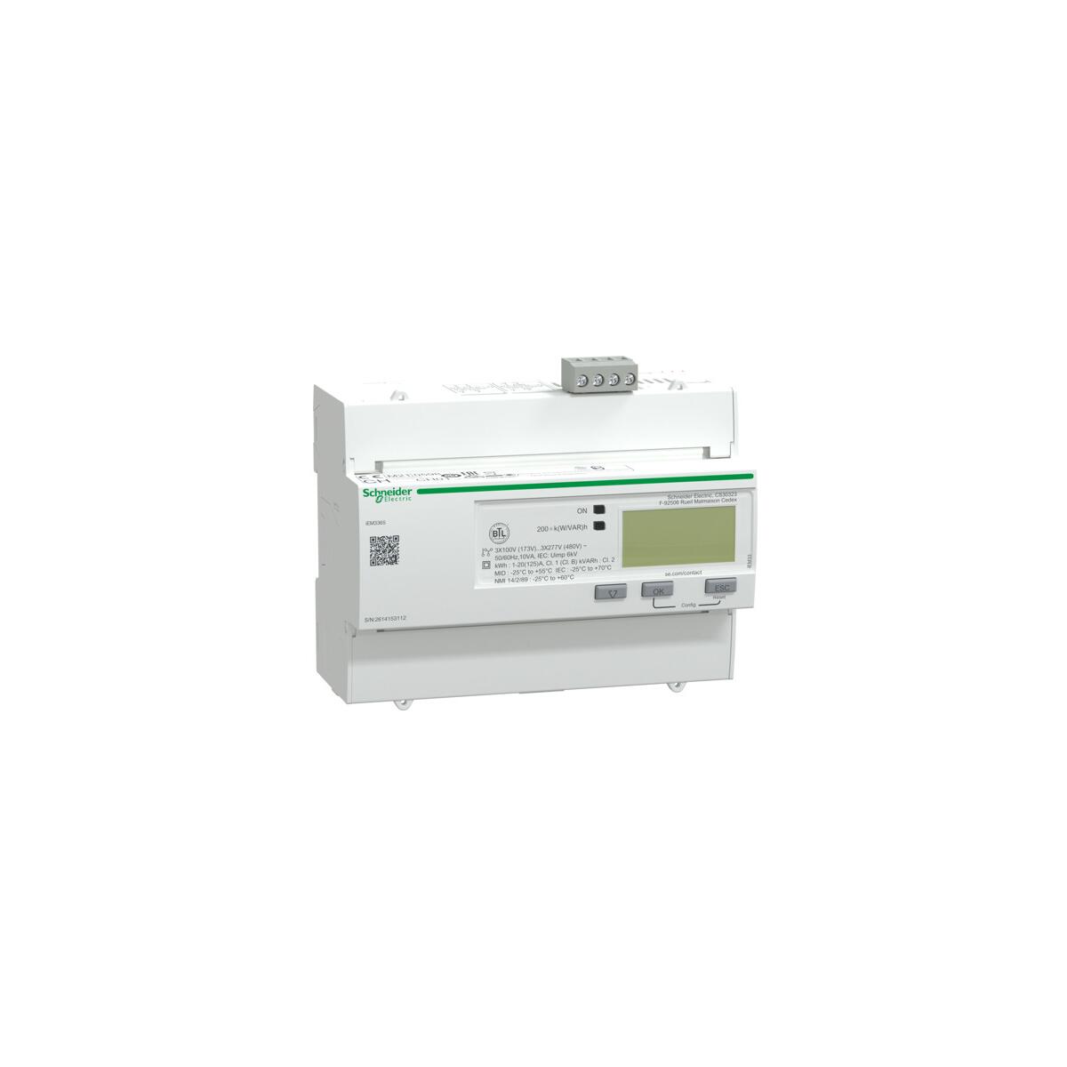 Schneider Electric iEM3365 Energiezähler, 3-phasig, 125A (A9MEM3365)