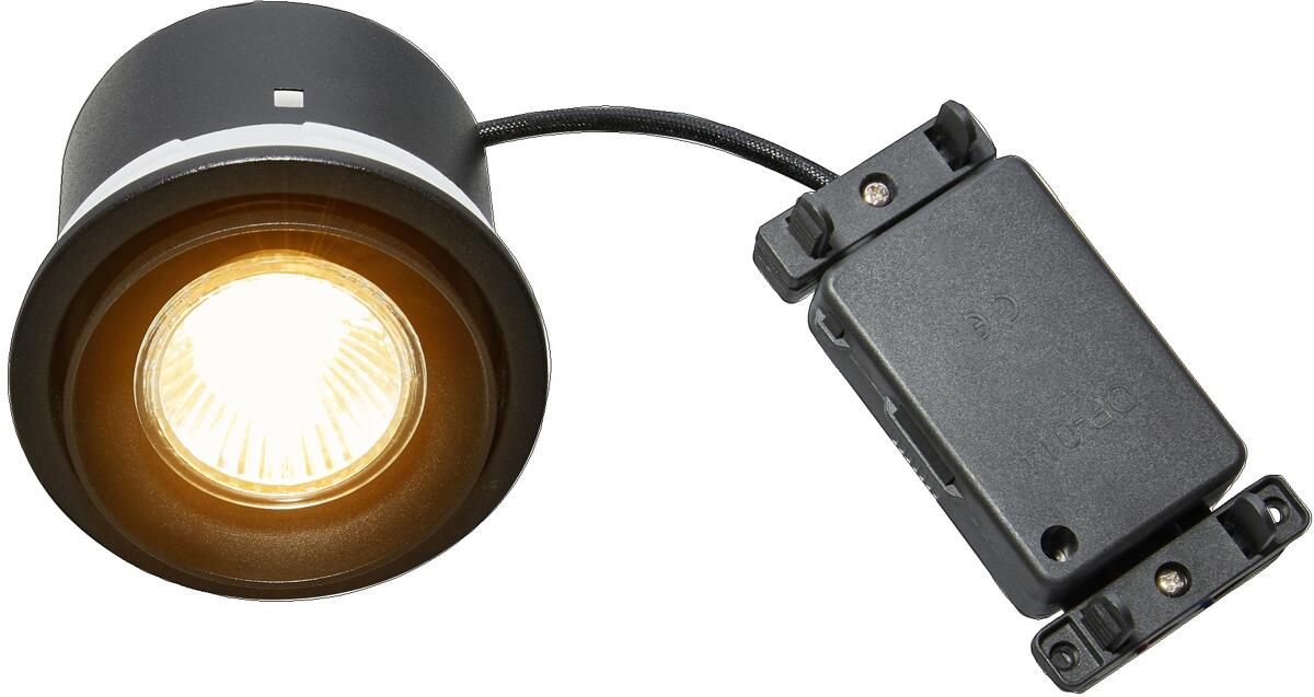 Nordlux Sorina Einbaustrahler, GU10, IP20, 10W, dimmbar, schwarz (2310360003)