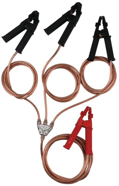 Dehn PAV 3+1 16 ZAK Potentialausgleichsvorrichtung 3+1 mit Zangenklemmen 3x schwarz 1x rot D 5-25mm (758099)