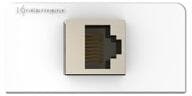 Kindermann Konnect design click Anschlussblende Cat-6a (RJ45), weiß (7456000423)