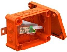 OBO Bettermann T100ED 06A FireBox T100 Kabelabzweigkasten, mit Einsteckdichtungen, Einzelklemmen (7205740)