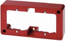 Berker 10300062 Aufputz-Rahmen, 2fach, Arsys, rot glänzend