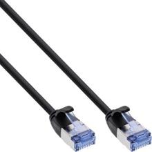 InLine Patchkabel slim, U/FTP PiMf, Cat.6A, schwarz