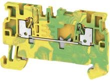 Weidmüller A2C 1,5 PE Schutzleiterreihenklemmen, 2-Leiter, grün-gelb (1552680000)