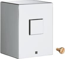 GROHE Temperaturwählgriff für Thermostat mit integrierter 2-Wege-Umstellung, Fertigmontageset, chrom